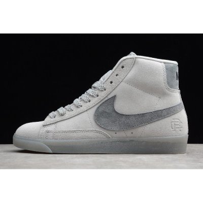 Nike Sb Zoom Blazer Mid Açık Gri Kaykay Ayakkabı Türkiye - U8T9M4O0